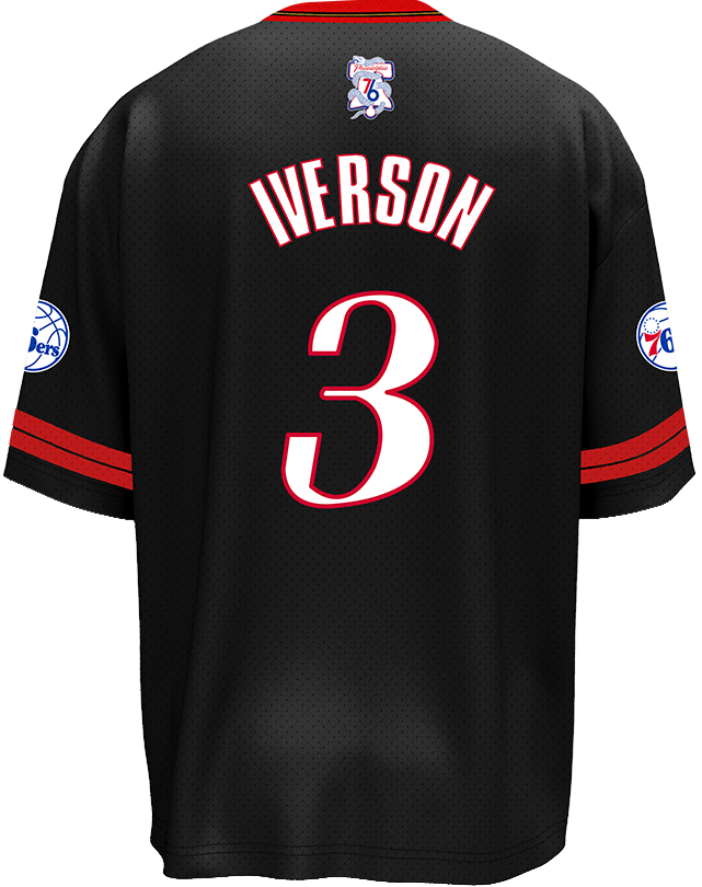 Allen Iverson Philadelphia 76ers Football Jersey Classic
