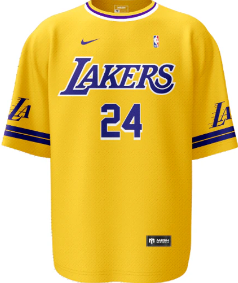 Personalized Lakers Yellow