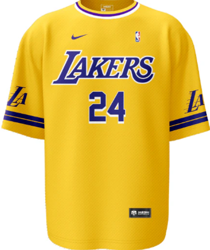 Personalized Lakers Yellow