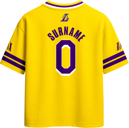 Lakers Yellow Customized