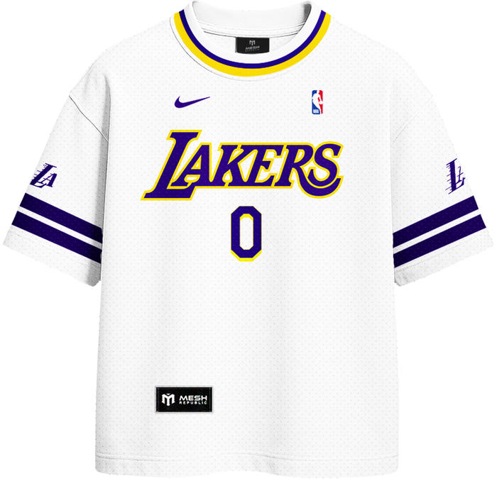 Lakers White Customized