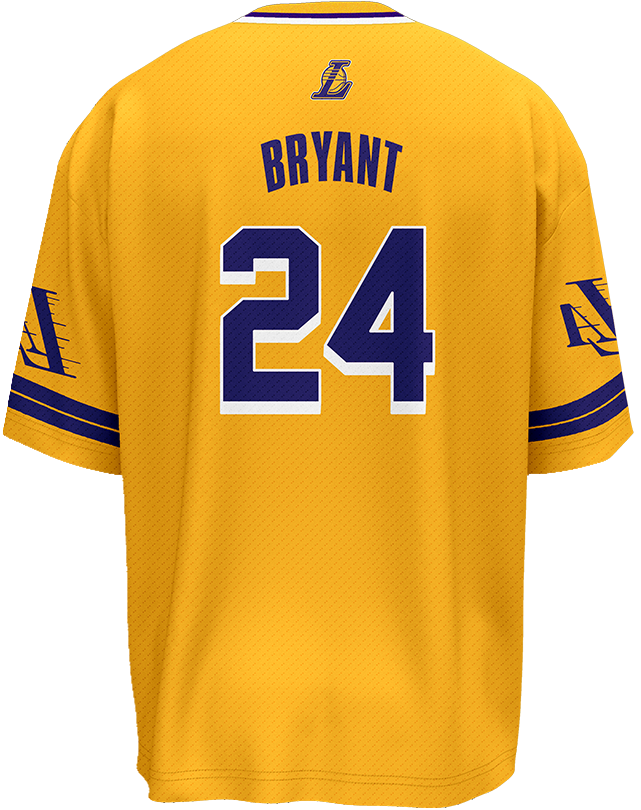Yellow LA Lakers Modern/Classic Jersey Customized