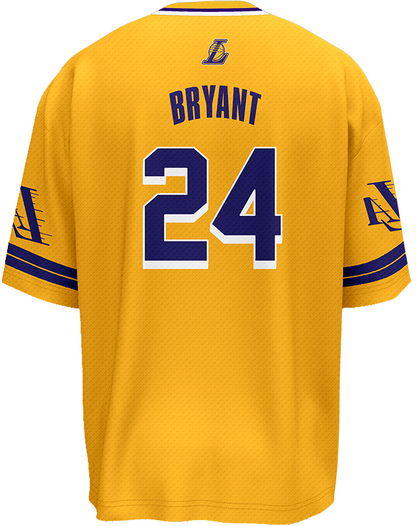 Yellow LA Lakers Modern/Classic Jersey Customized