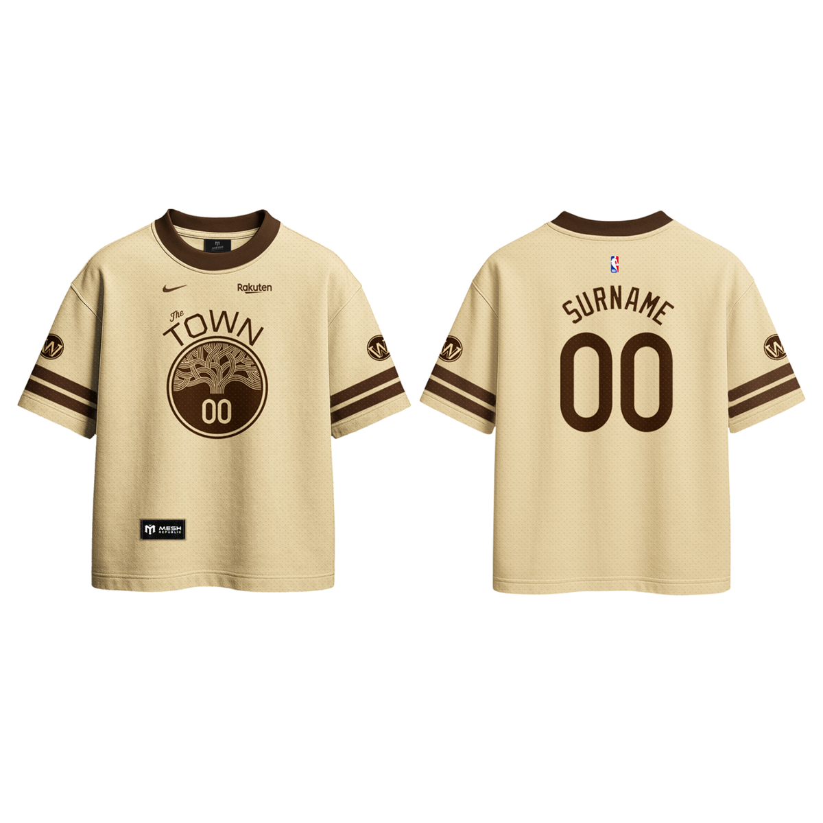Warriors Beige Customized