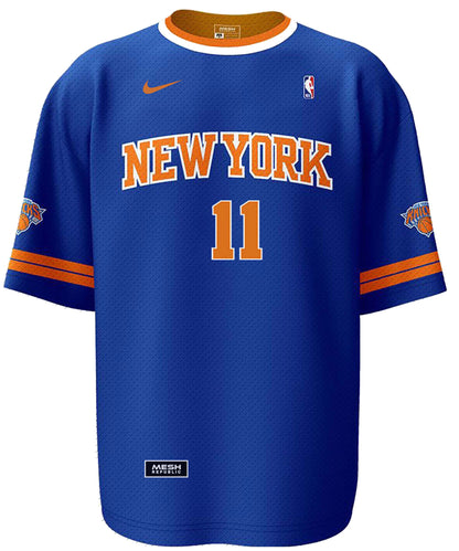 New York Knicks Nike Icon Edition Blue Jersey Customized