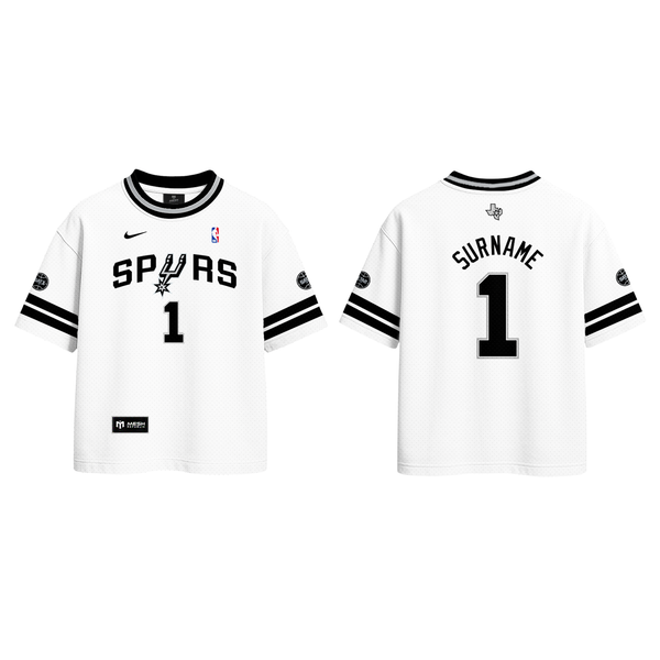 Spurs White Customized