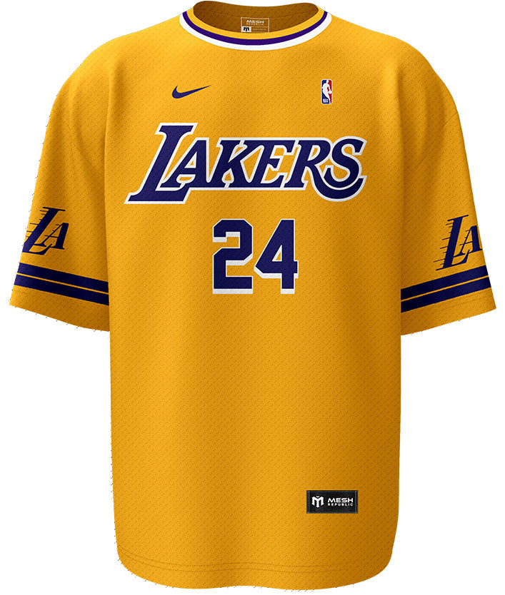 Yellow LA Lakers Modern/Classic Jersey Customized