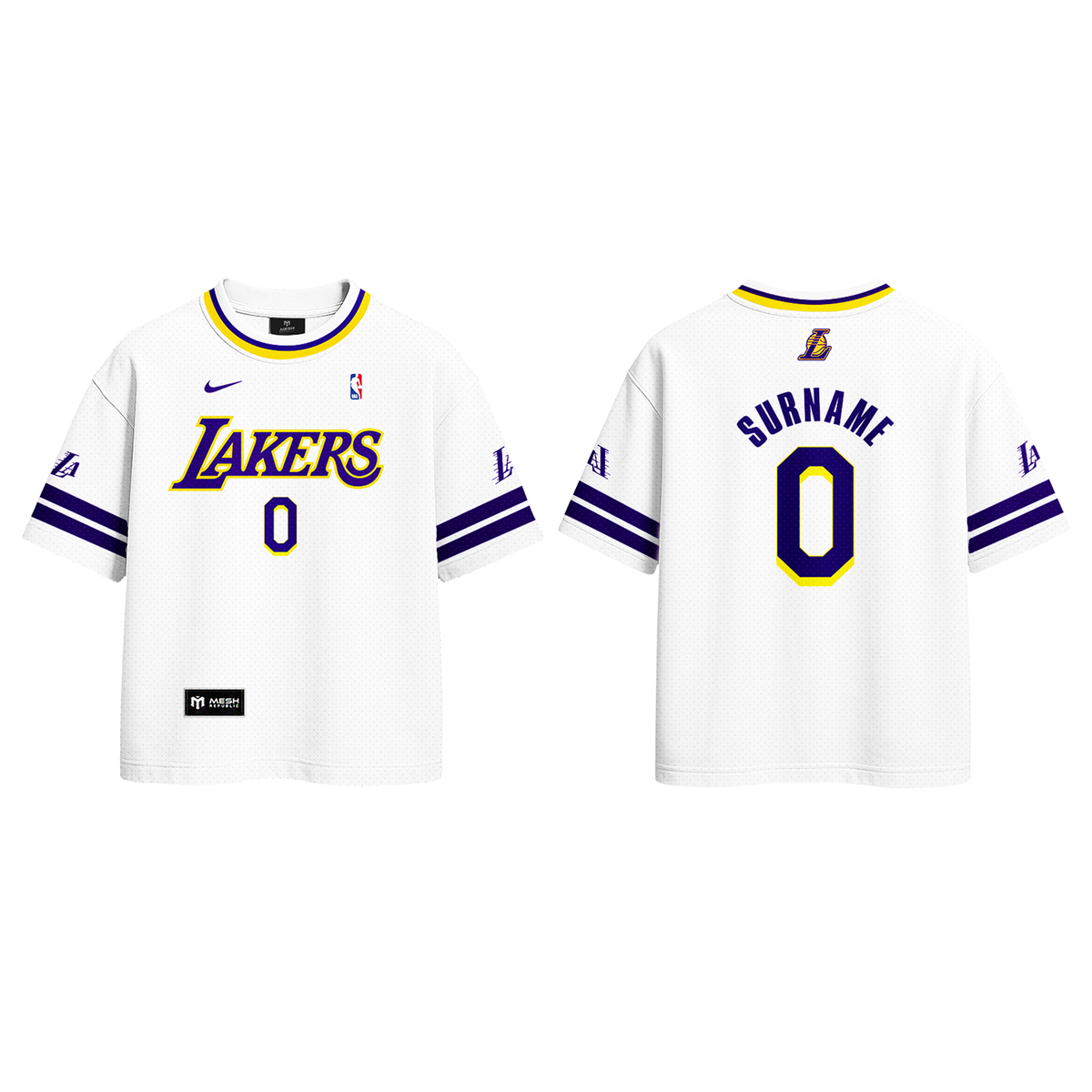 Lakers White Customized