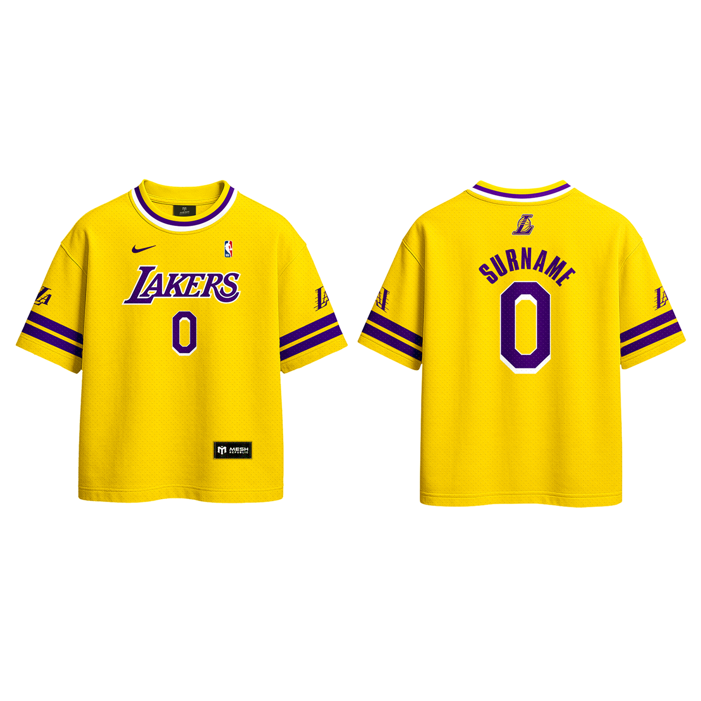 Lakers Yellow Customized