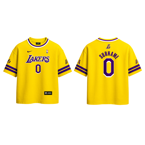 Lakers Yellow Customized